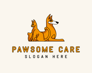 Dog Cat Animal Care logo design