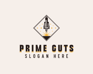 Industrial CNC Laser logo design