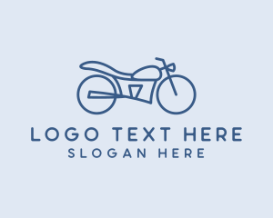 Transport - Simple Minimalist Motorbike logo design