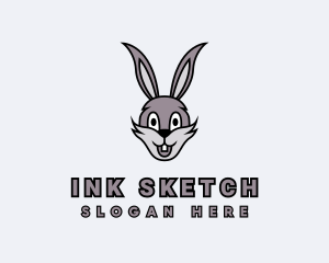 Cartoon Rabbit Tooth logo design