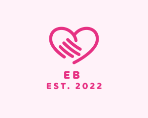 Wedding - Care Heart Hand logo design