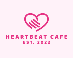 Heart - Care Heart Hand logo design