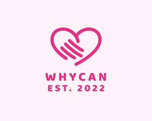 Care - Care Heart Hand logo design