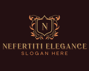 Elegant Ornamental Crest logo design