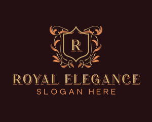 Elegant Ornamental Crest logo design