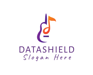 Musical String Instrument Logo