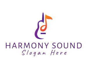 Musical String Instrument logo design