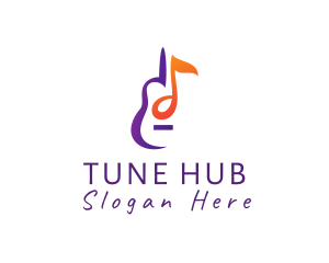 Musical String Instrument logo design