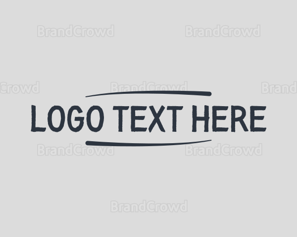 Artistic Handwritten Business Logo