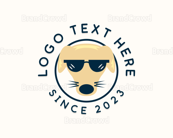 Cool  Dog Sunglasses Logo