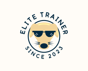 Cool  Dog Sunglasses logo design