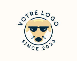 Veterinarian - Cool  Dog Sunglasses logo design