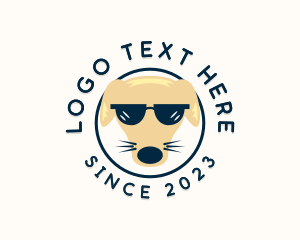 Cool - Cool  Dog Sunglasses logo design