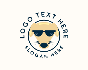 Cool  Dog Sunglasses Logo