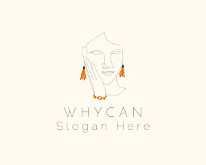 Earrings - Fashion Earring Woman logo design