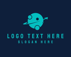 Logistics - Logistics Arrow Planet logo design