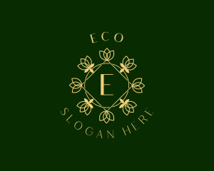 Organic Floral Ornament Logo