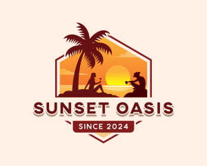 Summer Beach Travel logo design