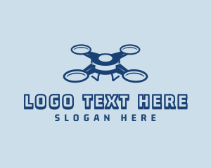 Quadrotor - Quadrotor Tech Drone logo design