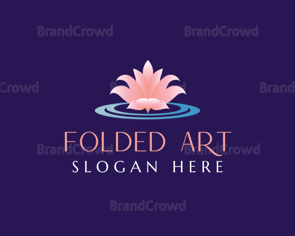 Lotus Flower Wellness Logo