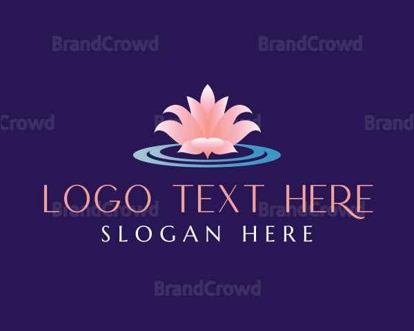 Lotus Flower Wellness Logo