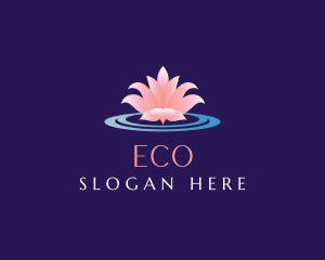 Lotus Flower Wellness Logo