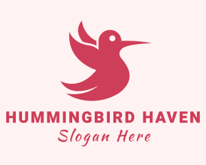 Hummingbird - Freedom Hummingbird Aviary logo design