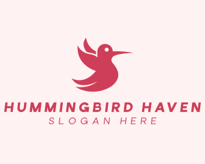 Hummingbird Aviary Bird logo design