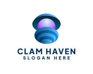 Clam - Professional Pearl Shell logo design