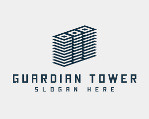 Tower Technology Building logo design