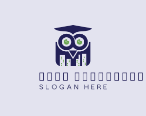 Owl - Owl City Buildings logo design