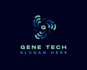 Technology Cyber Digital logo design