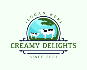 Dairy - Dairy Cow Farm logo design