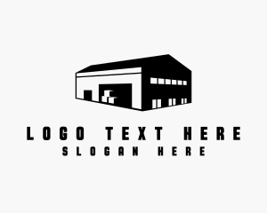 Black And White - Warehouse Storage Facility logo design