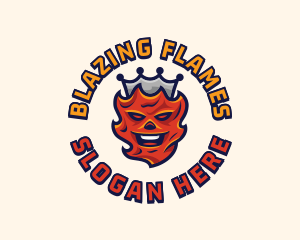 Inferno - Blazing Fire King logo design