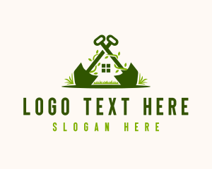 Yard - Lawn Landscaper Tools logo design