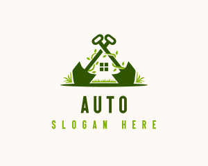 Lawn Landscaper Tools logo design