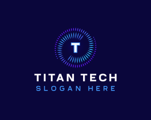 Cyber Spiral Tech logo design