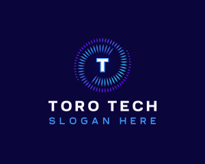 Cyber Spiral Tech logo design