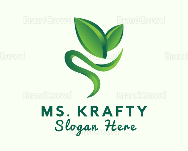 Horticulture Plant Sprout Logo