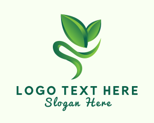 Herbal - Horticulture Plant Sprout logo design