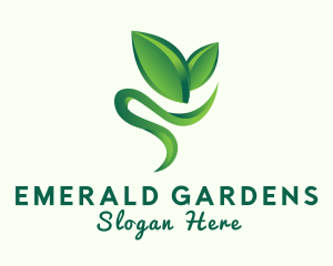 Horticulture Plant Sprout logo design