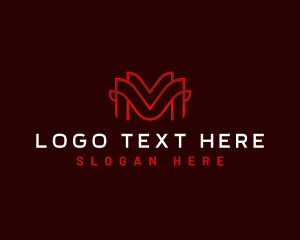 Loan - Premium Finance Letter M logo design