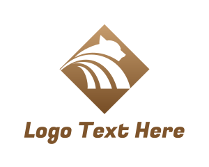 Negative Space - Gradient Diamond Luxury logo design