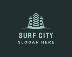 Modern City Skyscraper logo design