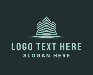 Office - Modern City Skyscraper logo design