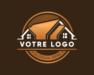 Contractor House Roofing Logo