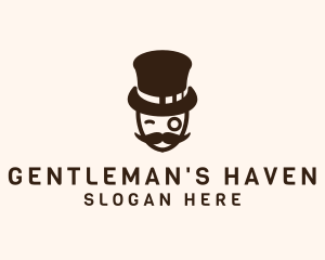 Classy Gentleman Hat logo design