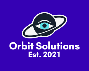 Planetary Eye Orbit  logo design