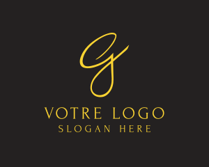 Elegant Wedding Calligraphy Logo